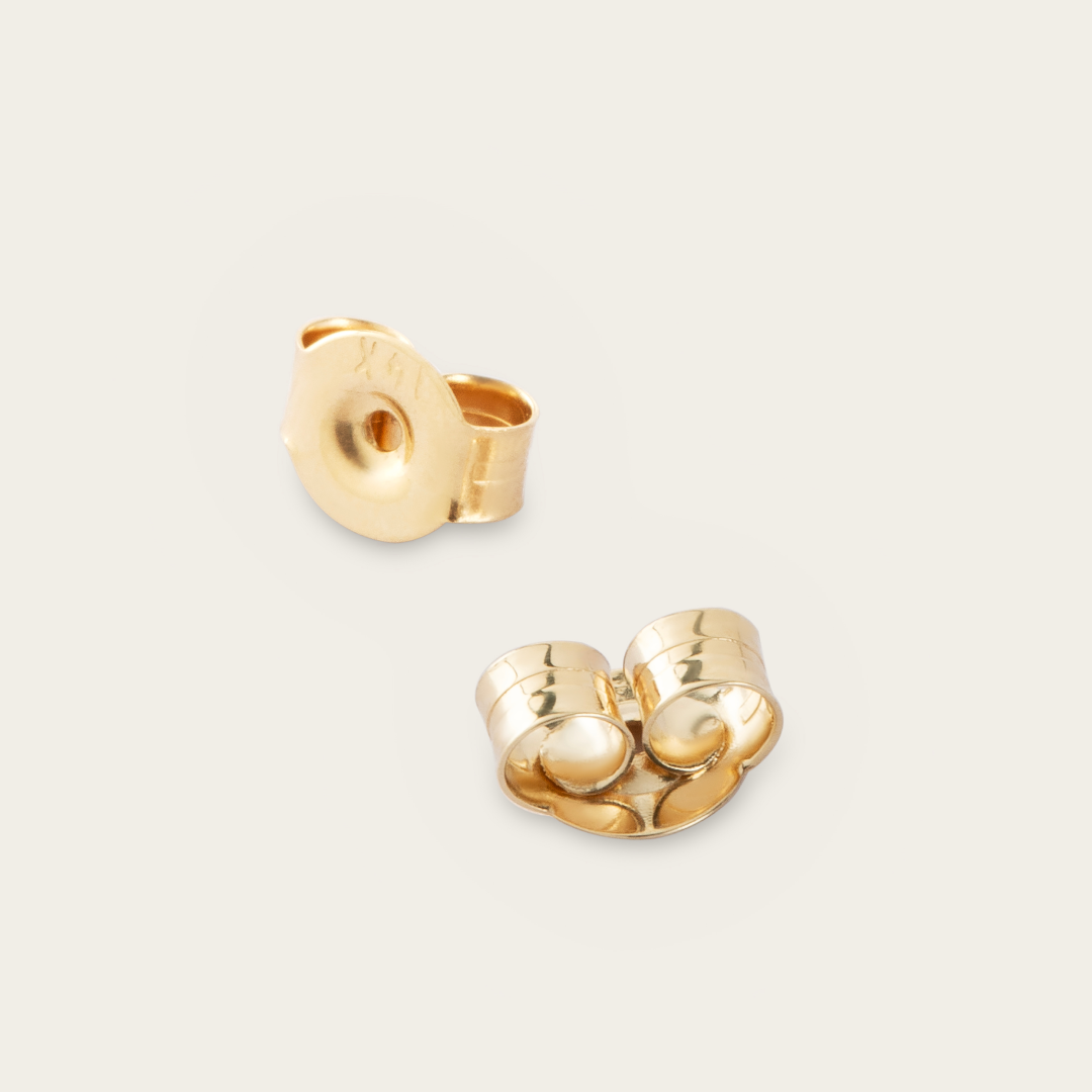 Gold Diamond Pave Huggie