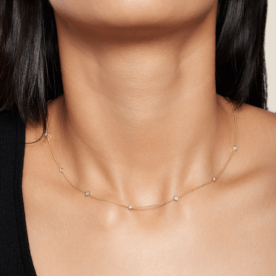 Royal Gold Diamond Necklace