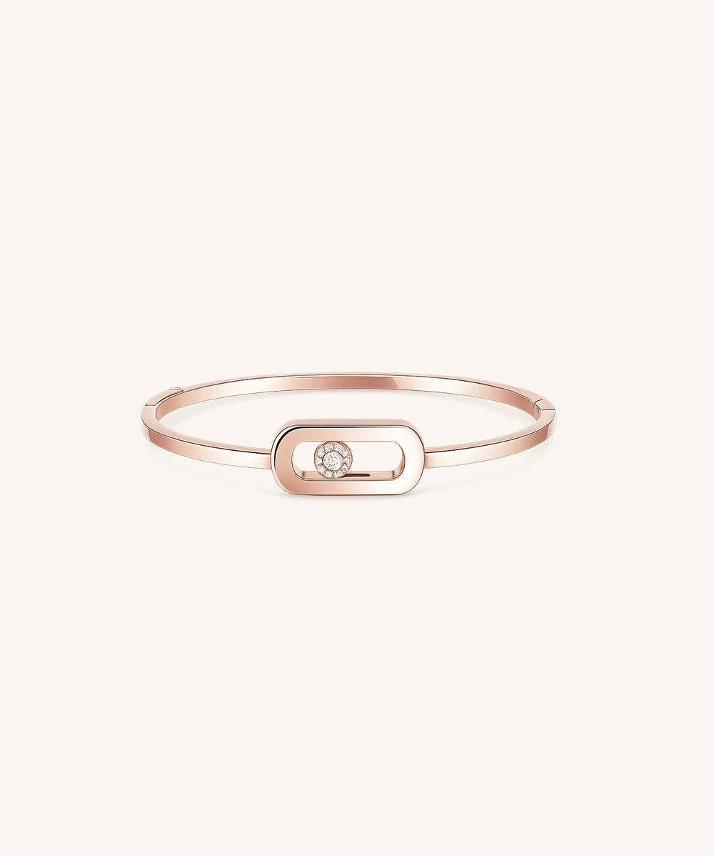 Oval Diamond Link Bracelet