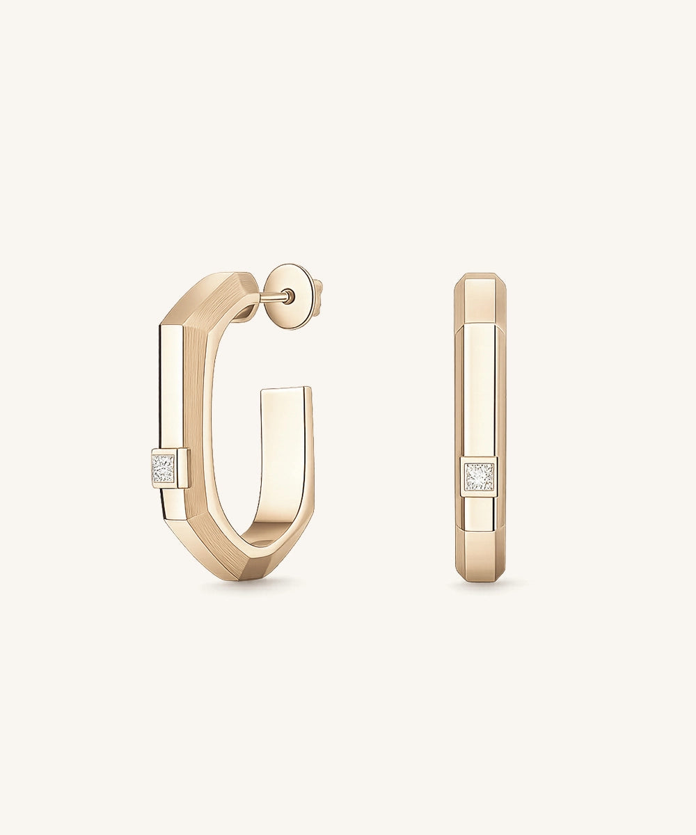 Geometric Diamond Hoops