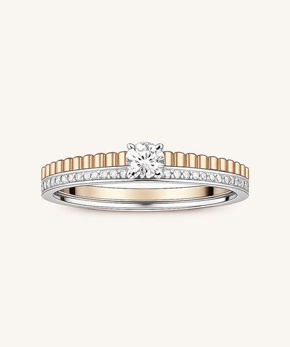 Radiant Diamond Band Ring