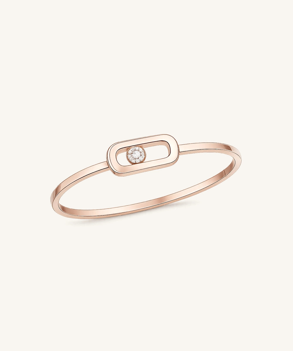 Oval Diamond Link Bracelet