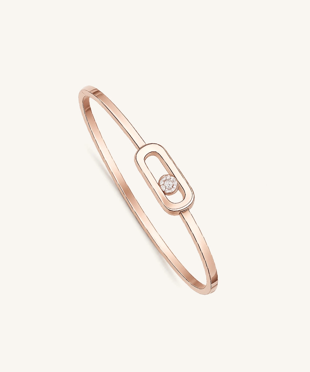 Oval Diamond Link Bracelet