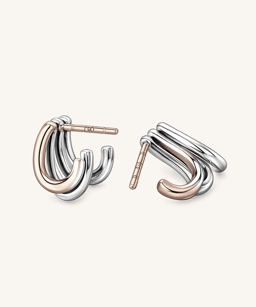 Modern Hoop Earrings