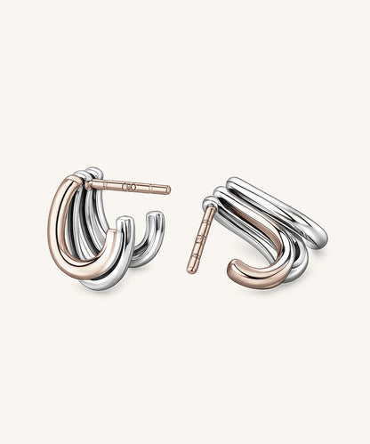 Modern Hoop Earrings