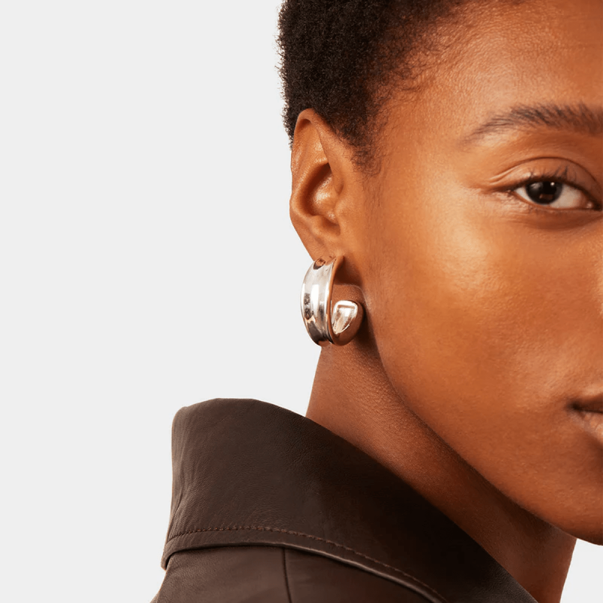 Bold Silver Doune Hoops