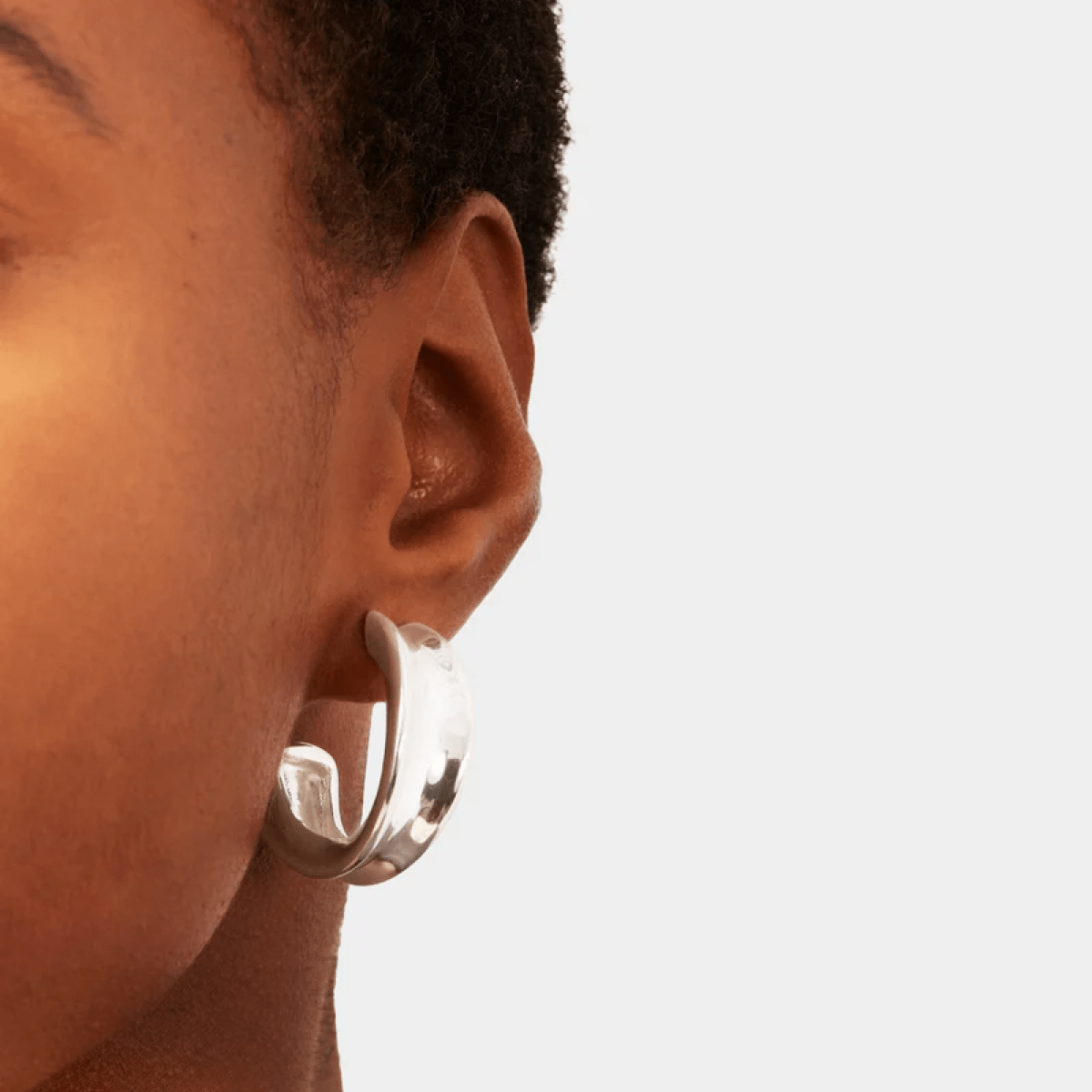 Bold Silver Doune Hoops