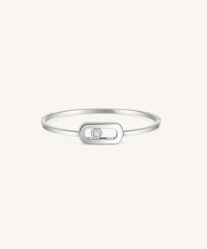 Oval Diamond Link Bracelet