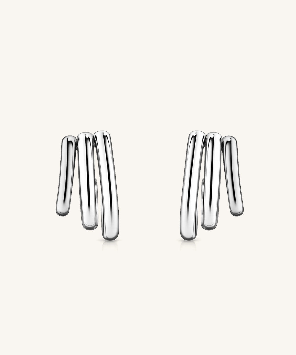 Modern Hoop Earrings