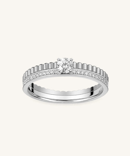 Radiant Diamond Band Ring