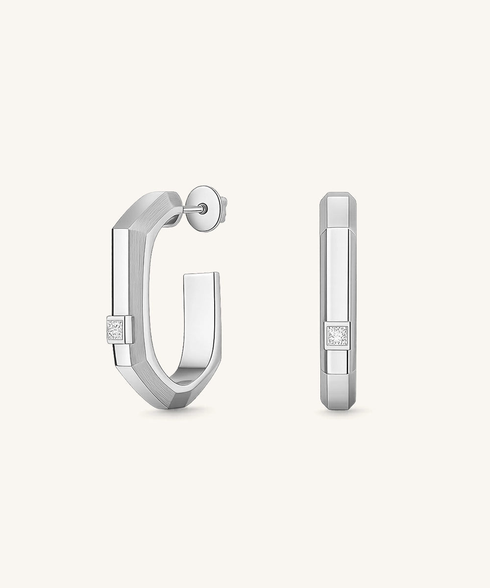 Geometric Diamond Hoops