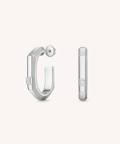 Geometric Diamond Hoops