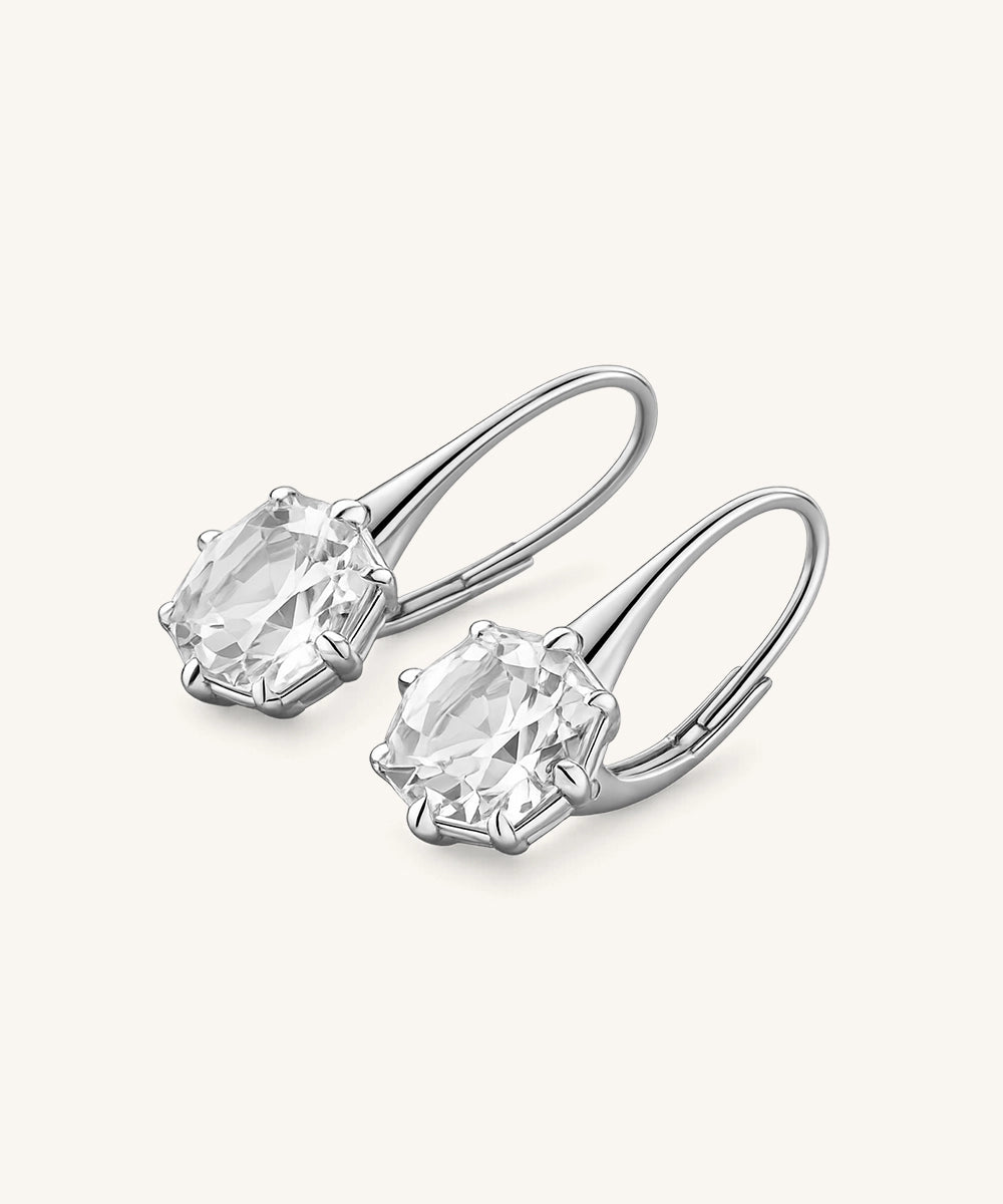 Minimalist Crystal Earrings
