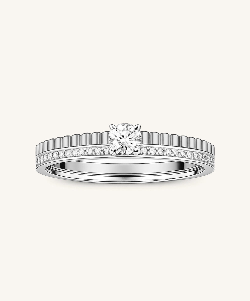 Radiant Diamond Band Ring