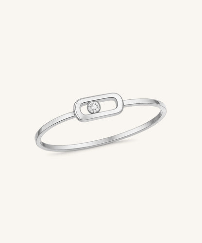Oval Diamond Link Bracelet
