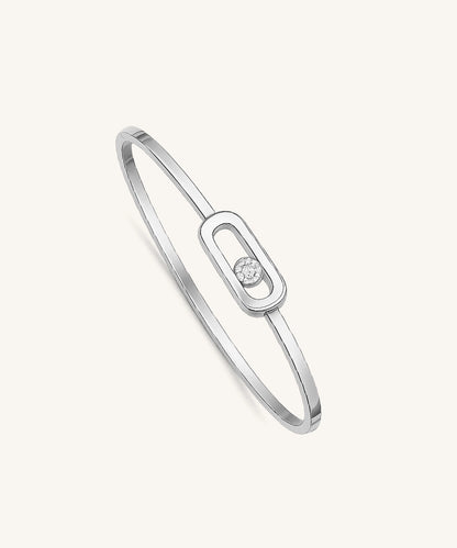 Oval Diamond Link Bracelet