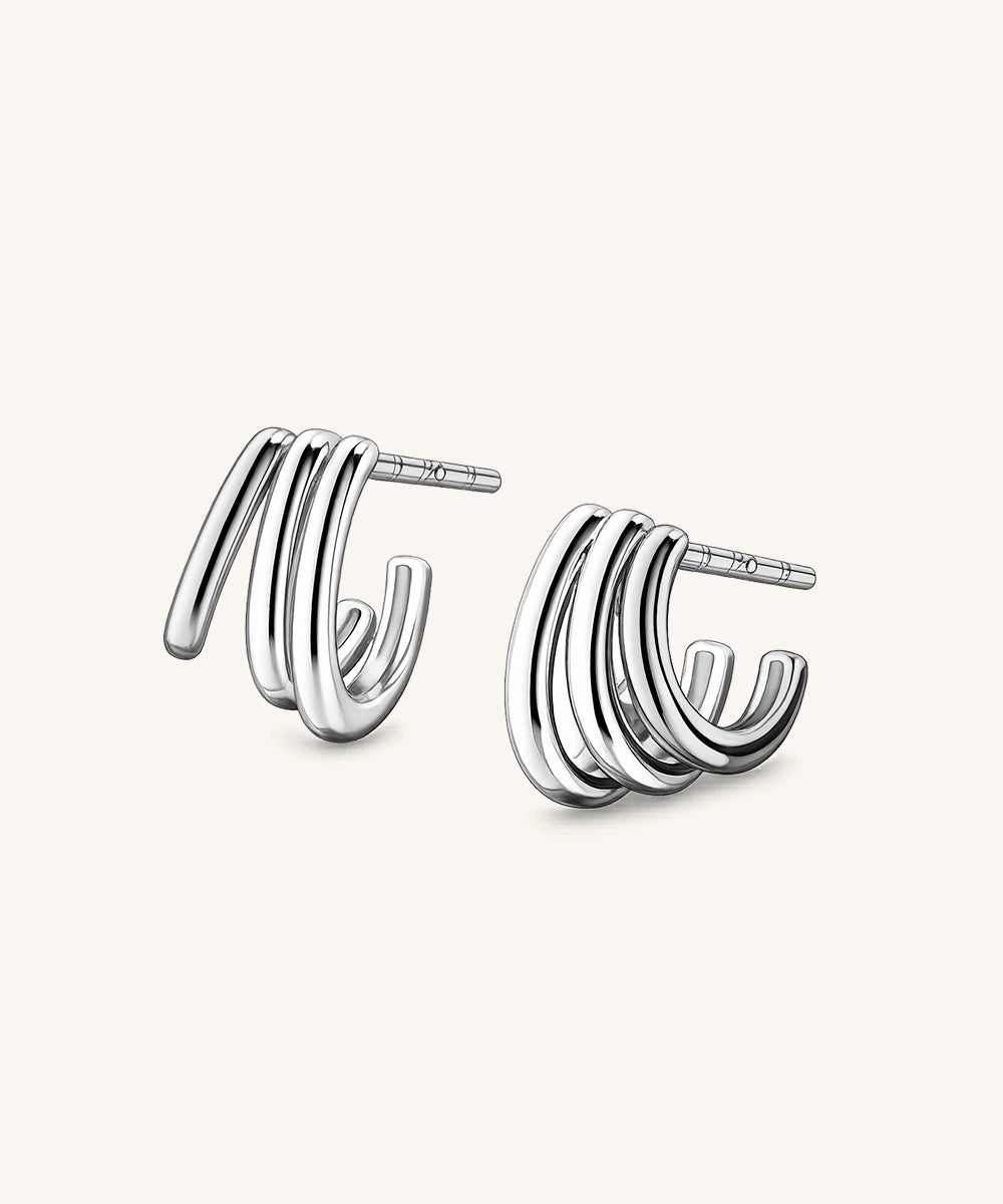 Modern Hoop Earrings
