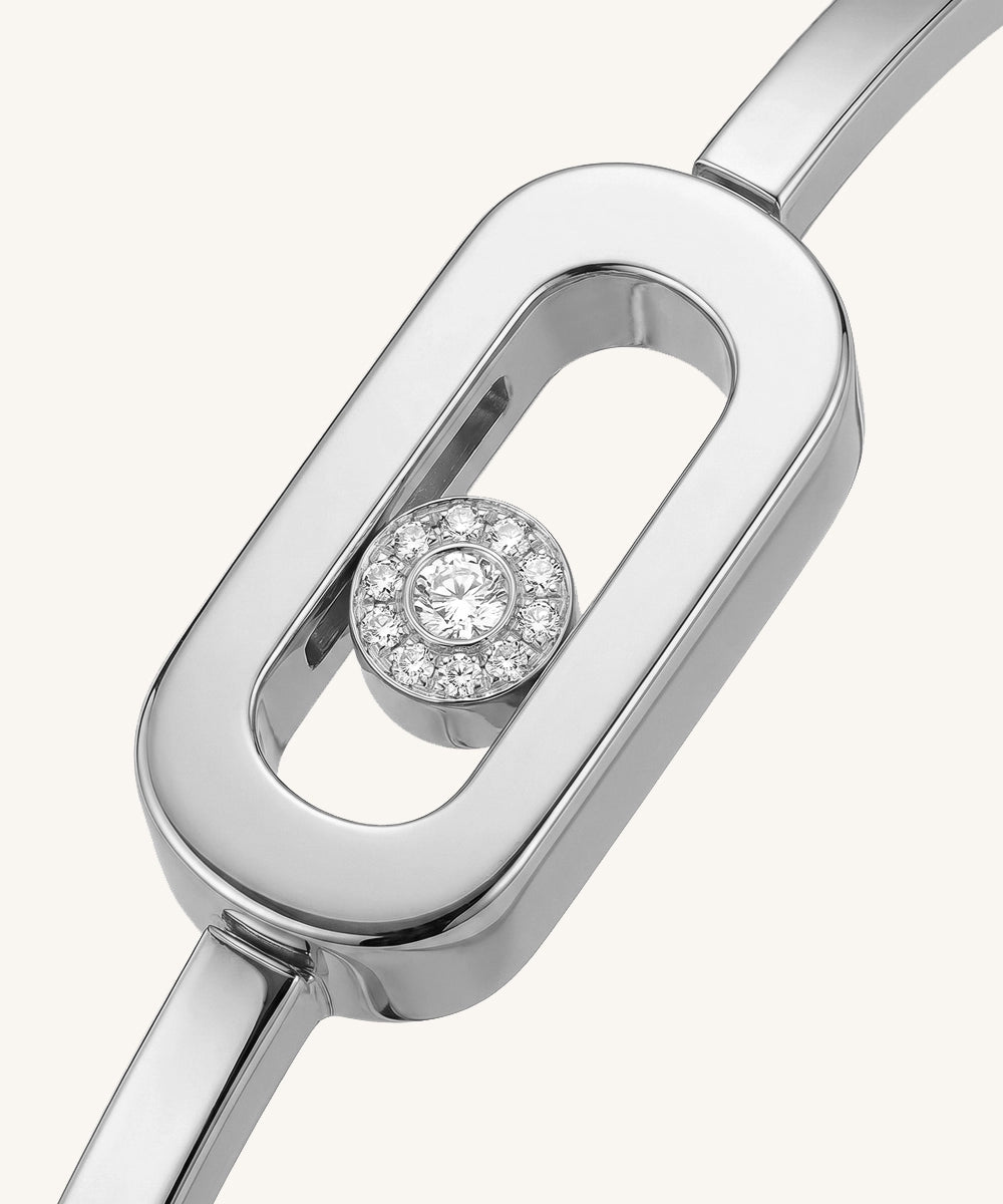 Oval Diamond Link Bracelet