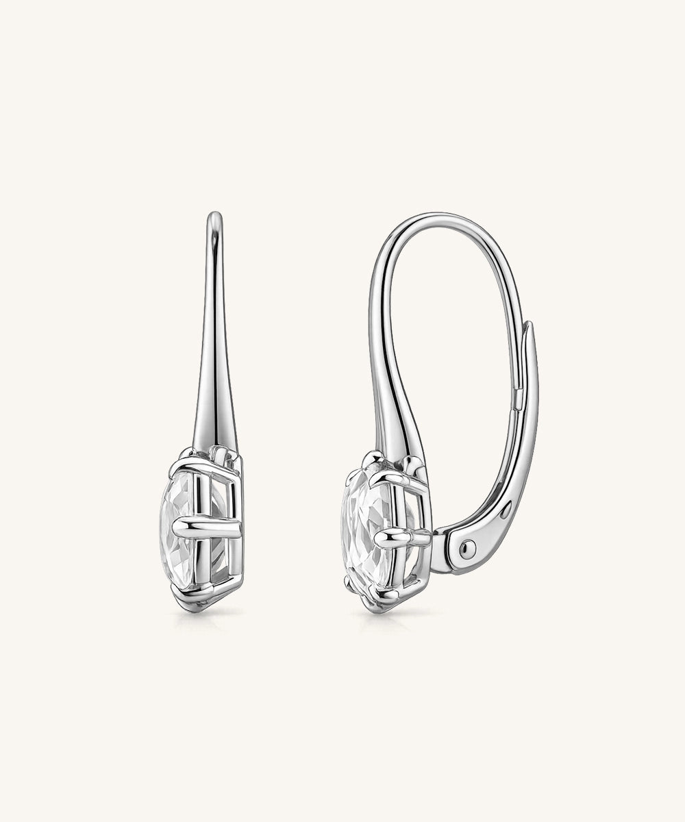 Minimalist Crystal Earrings